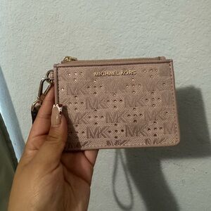 Michael Kors Blush Card Holder